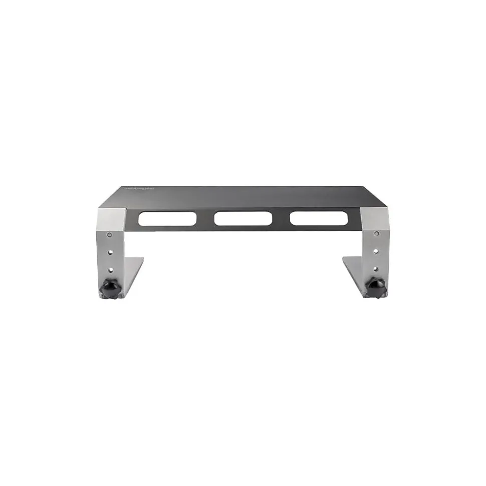 Monitor Riser Stand - Height Adjustable - Steel & Aluminum Stands, Up to 32", Gray (MONSTND) | StarTech Clearance