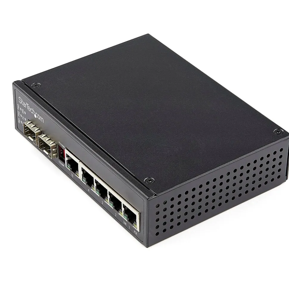 6-Port Gigabit Ethernet Unmanaged Switch, 10/100/1000 Mbps (IES1G52UPDIN) | StarTech Sale