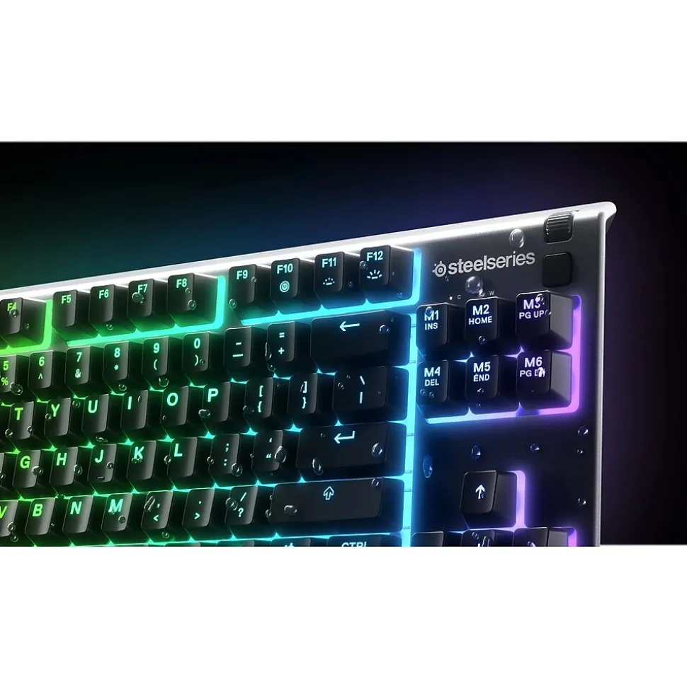 Apex 3 TKL Gaming Keyboard with RGB Lighting, Black (64831) | SteelSeries Sale