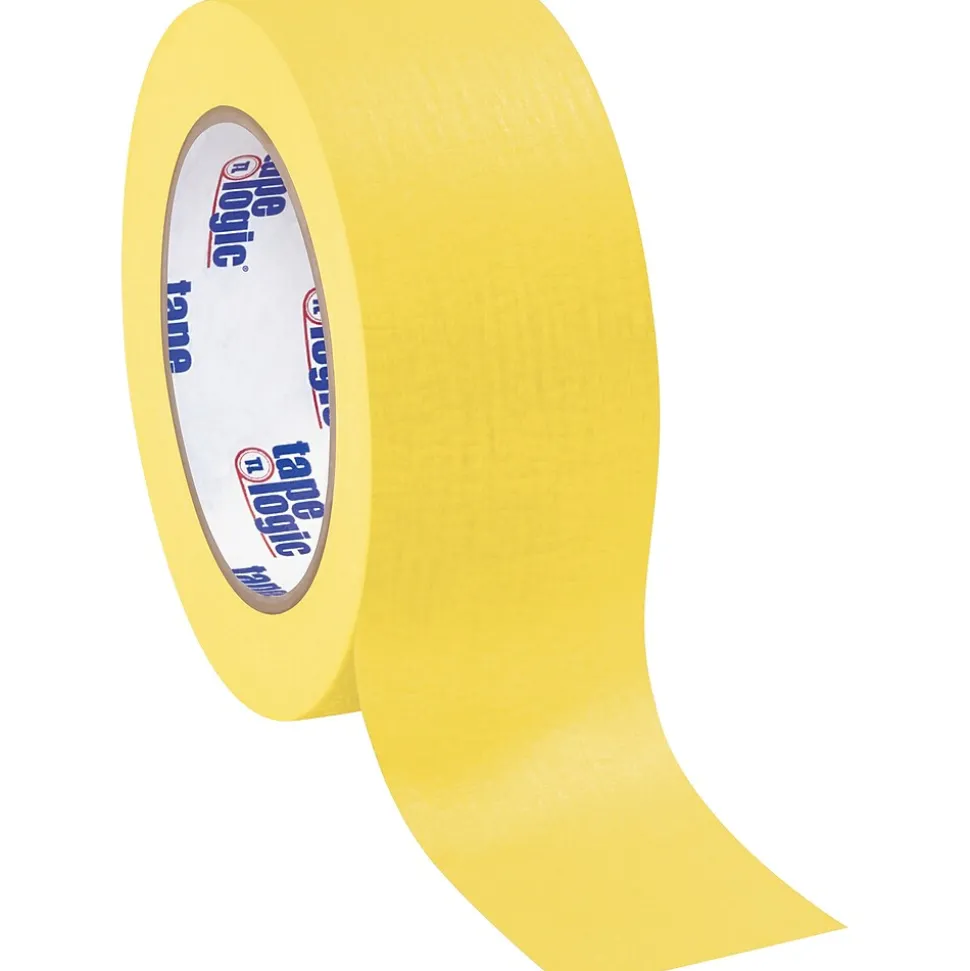 ™ 2" x 60 Yards Masking Tape, Yellow, 12 Rolls (T93700312PKY) | Tape Logic New