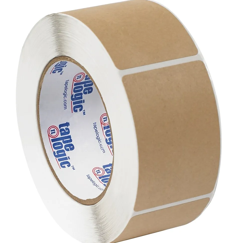 Block Out Labels, 3" x 5", Kraft, 500/Roll (DL1383K) | Tape Logic Outlet