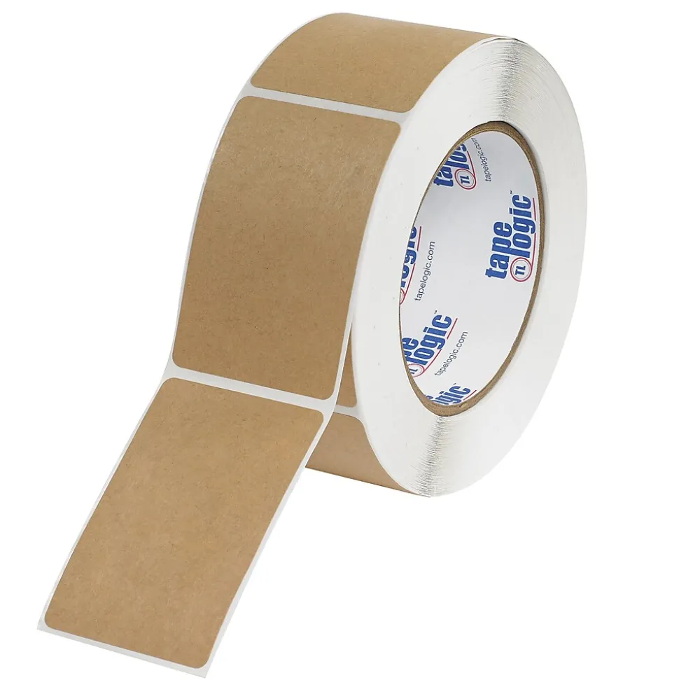 Block Out Labels, 3" x 5", Kraft, 500/Roll (DL1383K) | Tape Logic Outlet