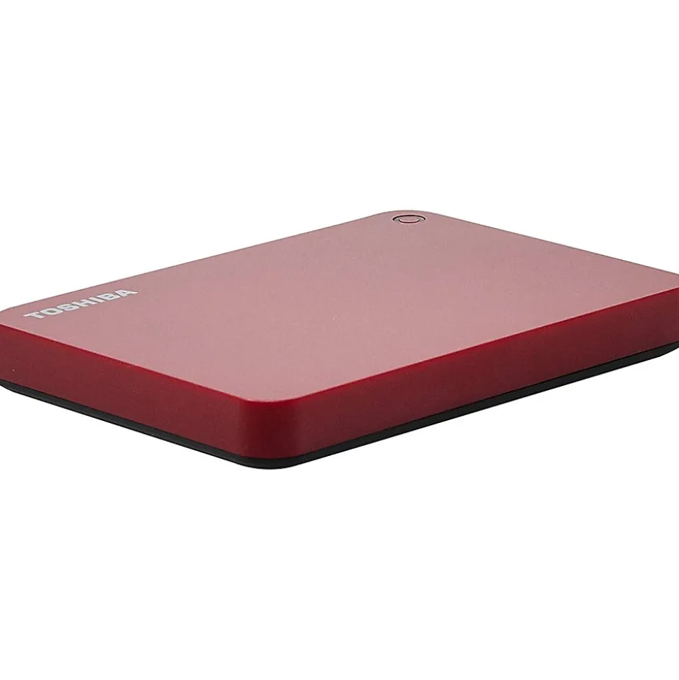 Canvio Advance HDTC910XR3AA 1TB USB 3.0 Portable External Hard Drive, Red | Toshiba Cheap