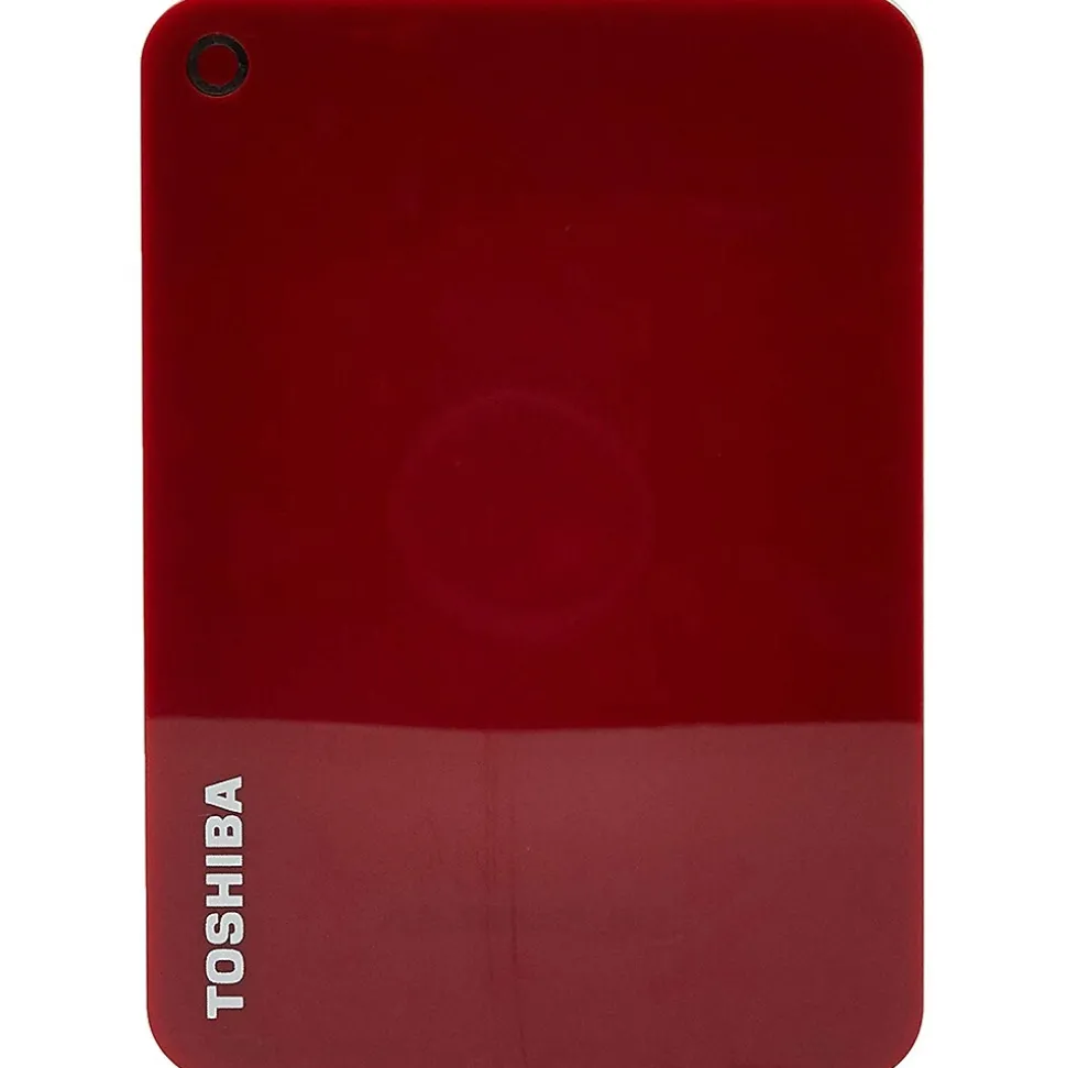 Canvio Advance HDTC910XR3AA 1TB USB 3.0 Portable External Hard Drive, Red | Toshiba Cheap