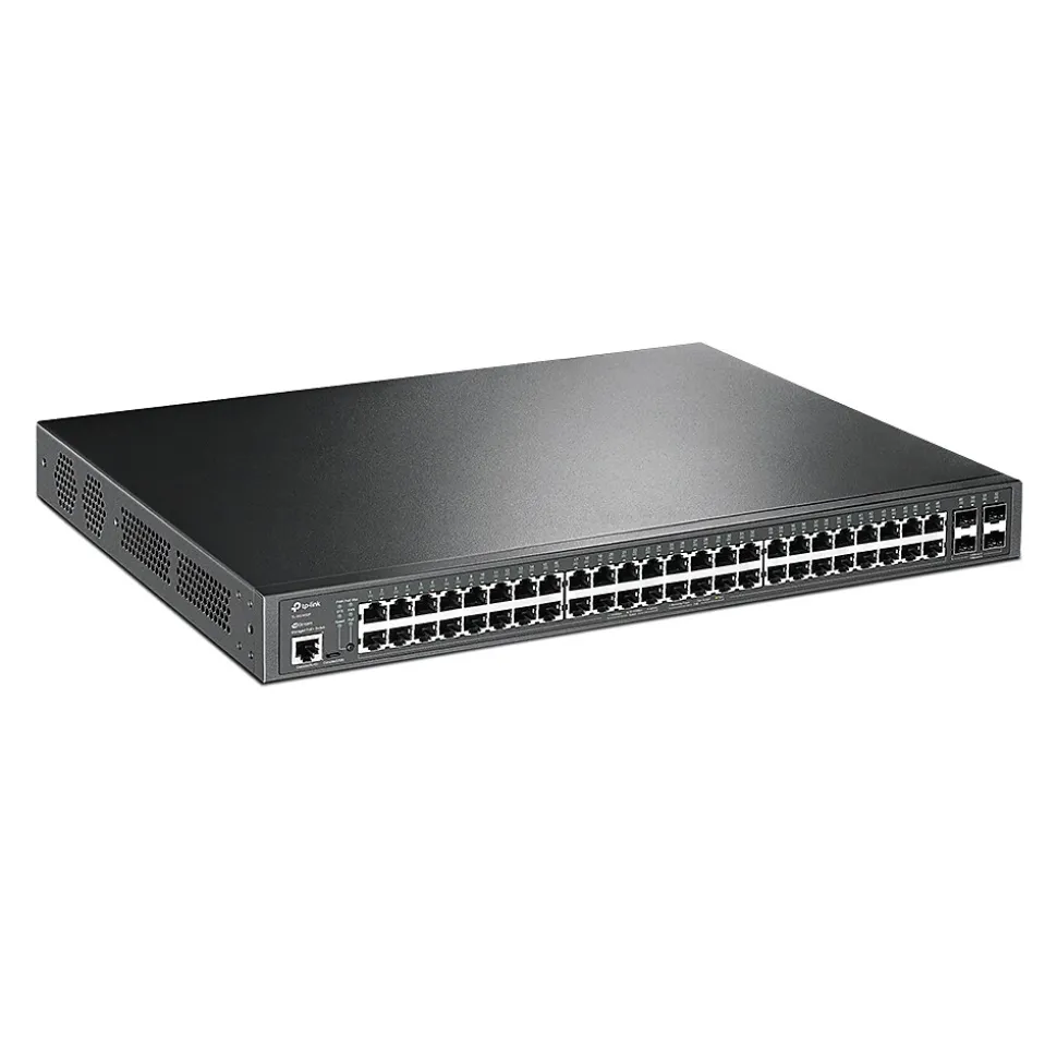 JetStream 48-Port Gigabit Ethernet PoE+ Managed Switch, Black (TL-SG3452P) | TP-LINK Best