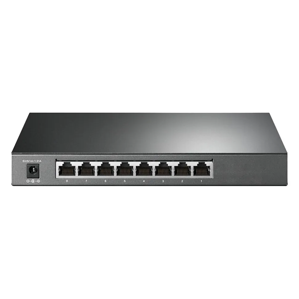 JetStream 8-Port Gigabit Ethernet PoE Smart Switch, Black (TL-SG2008P) | TP-LINK Outlet