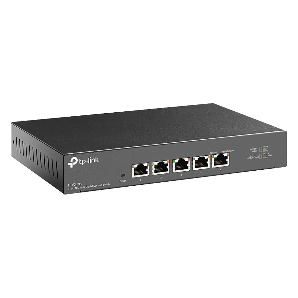 5-Port Multi-Gigabit Unmanaged Switch, Black (TL-SX105) | TP-LINK New