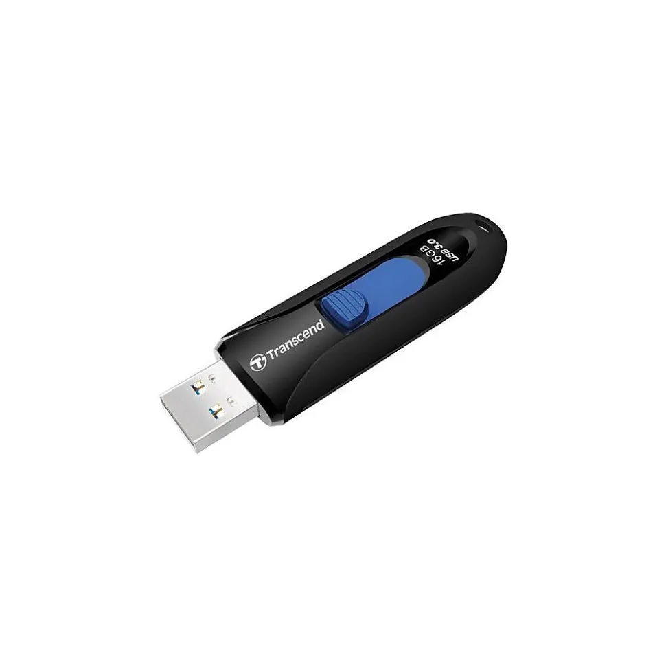 JetFlash 16GB USB 3.0 Flash Drive, Blue/Black (TS16GJF790K) | Transcend Discount