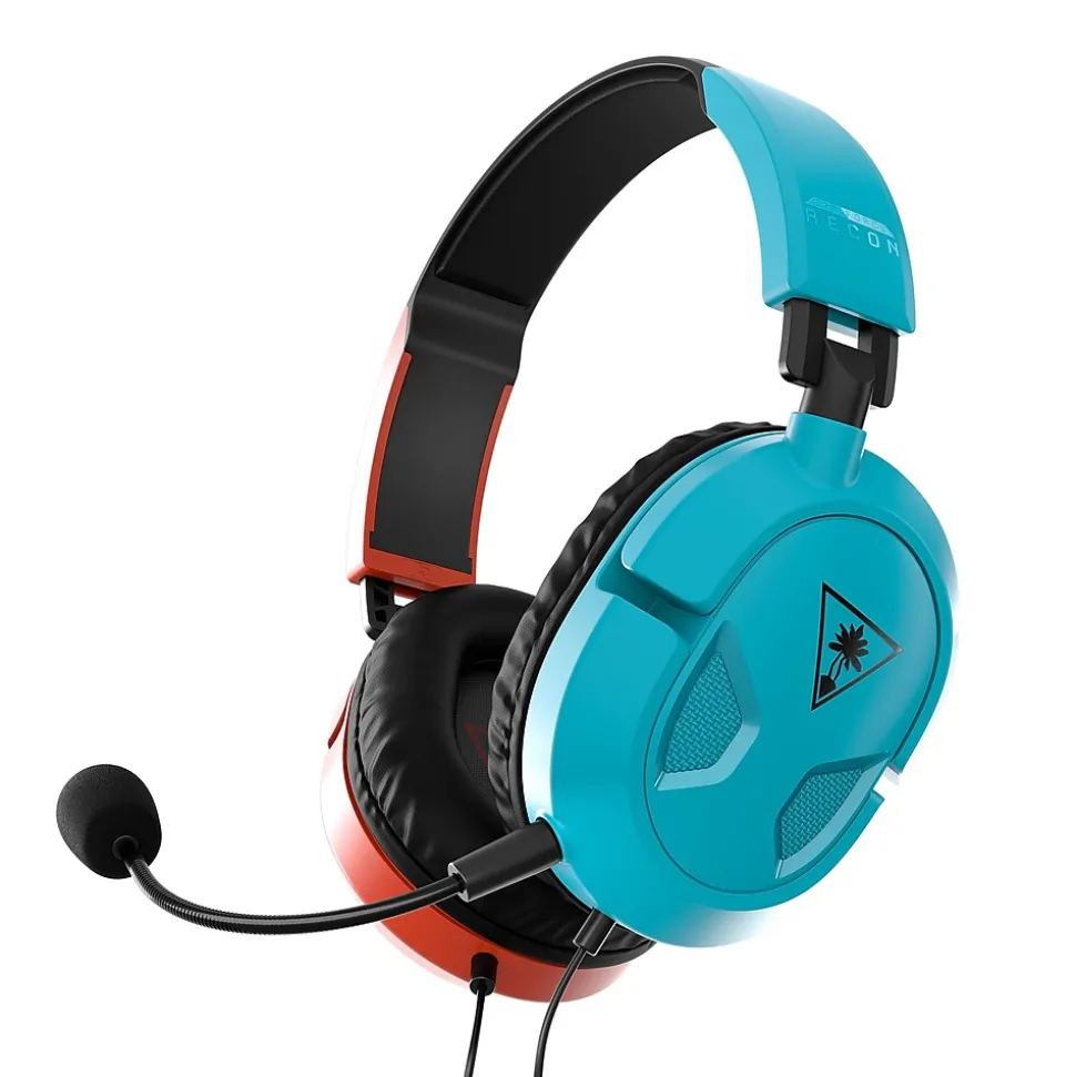 Recon 50 Gaming Headset for Nintendo Switch, Red/Blue (TBS-8150-05) | Turtle Beach Best
