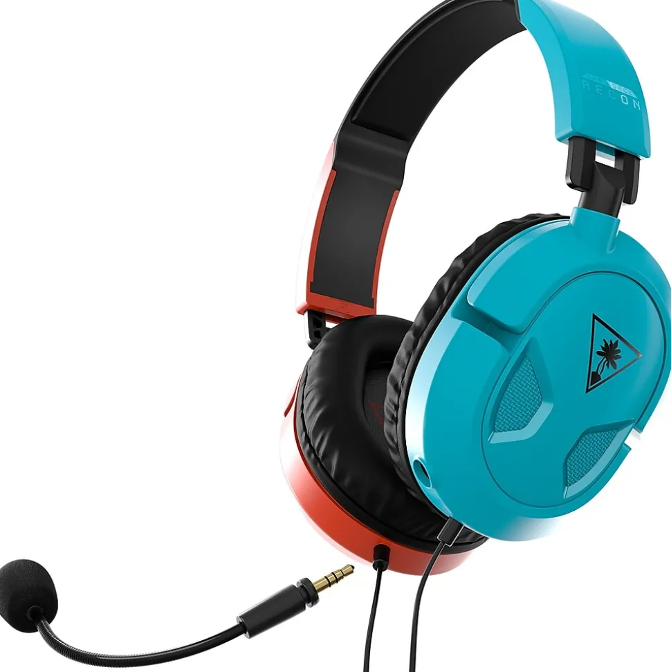 Recon 50 Gaming Headset for Nintendo Switch, Red/Blue (TBS-8150-05) | Turtle Beach Best