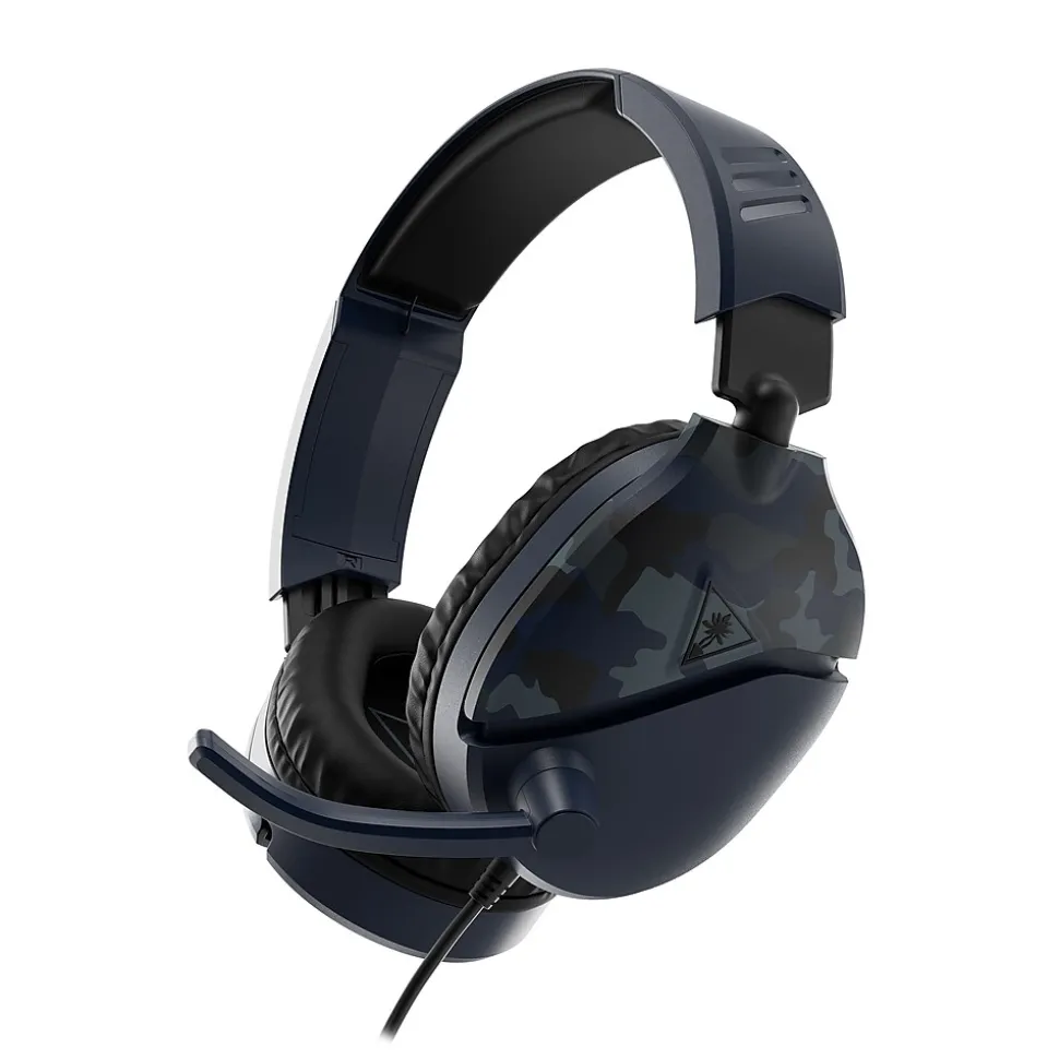 Recon 70 Gaming Headset for Xbox Series X | S, Xbox One, PS5, PS4, Switch, Mobile and PC, Blue Camo (TBS-6555-02) | Turtle Beach Cheap