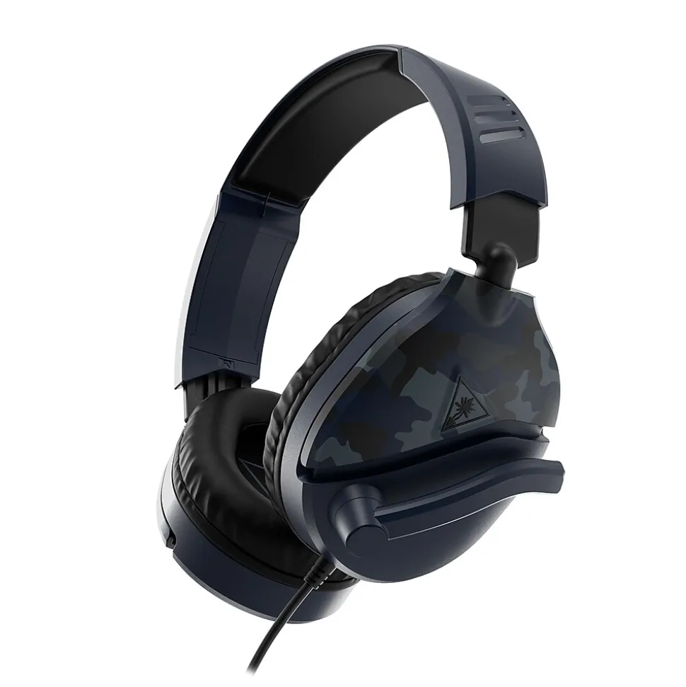 Recon 70 Gaming Headset for Xbox Series X | S, Xbox One, PS5, PS4, Switch, Mobile and PC, Blue Camo (TBS-6555-02) | Turtle Beach Cheap