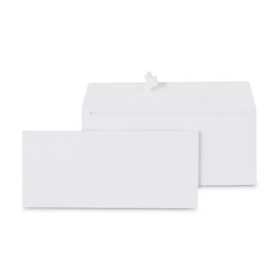 Pull & Seal Business #9 Envelopes 3 7/8" x 8 7/8", White, 500/Bx | Universal Flash Sale