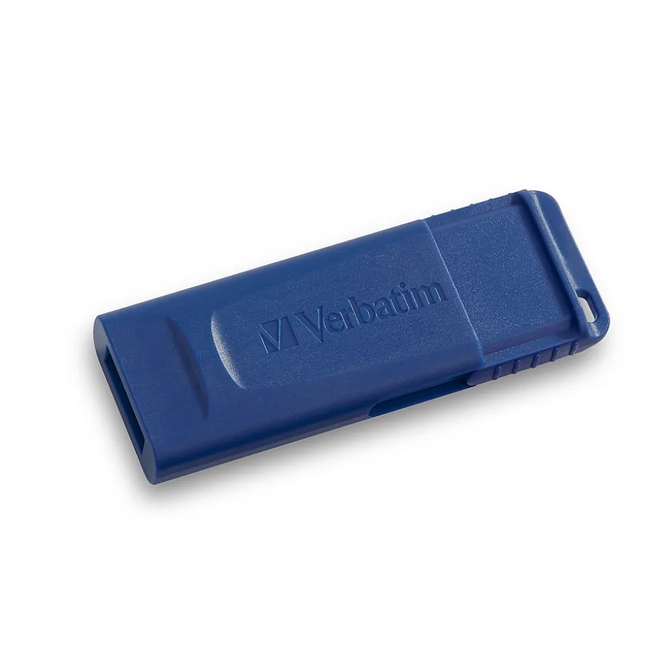 Classic 8GB USB 2.0 Type A Flash Drive, Blue (97088) | Verbatim Shop