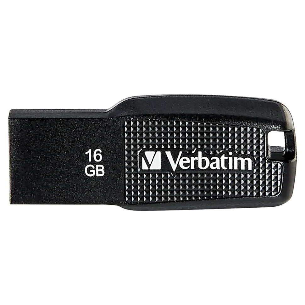 Ergo 16GB USB 2.0 Flash Drive, Black (70875) | Verbatim Cheap