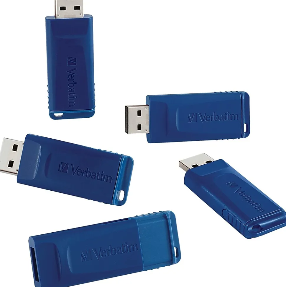 16GB USB Flash Drive, 5/Pack (99810) | Verbatim Shop