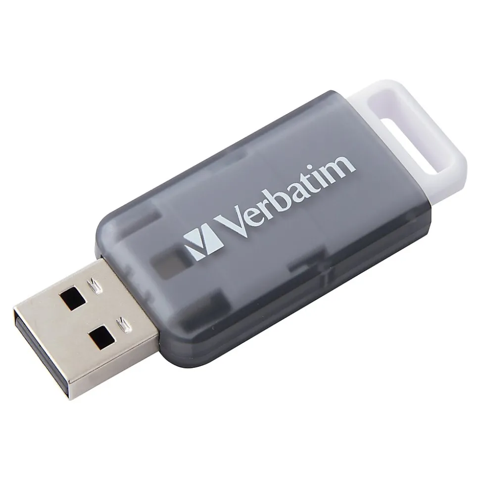 SeaGlass 64GB USB 3.2 Type A Flash Drive, Gray (71273) | Verbatim Fashion