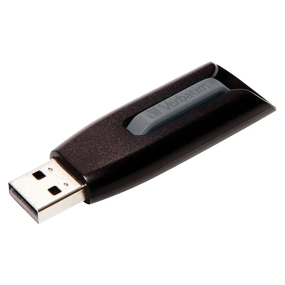 Store 'n' Go V3 256GB USB 3.0 Type A Flash Drive, Black (49168) | Verbatim Hot