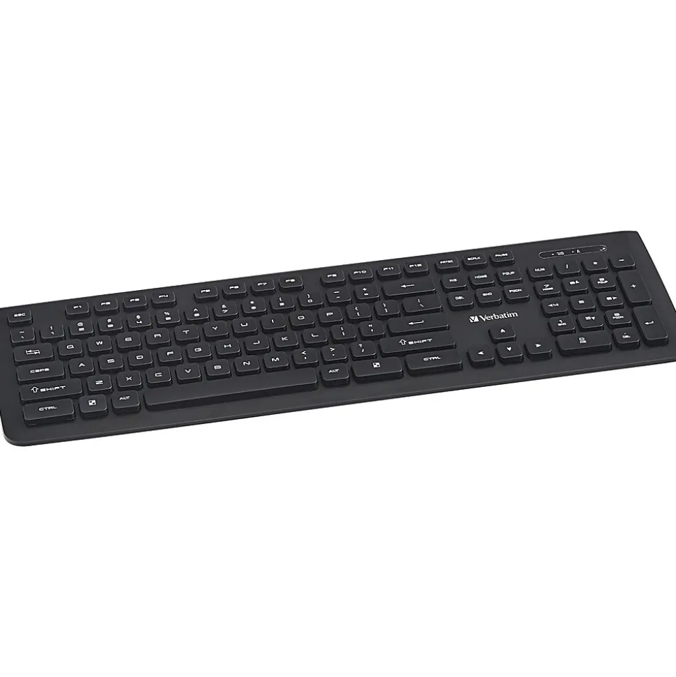 Wireless Slim Keyboard, Black (99793) | Verbatim Flash Sale