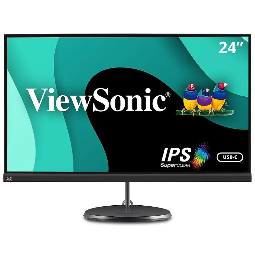 24" 75 Hz LCD Monitor, Black (VX2485-MHU) | ViewSonic Best