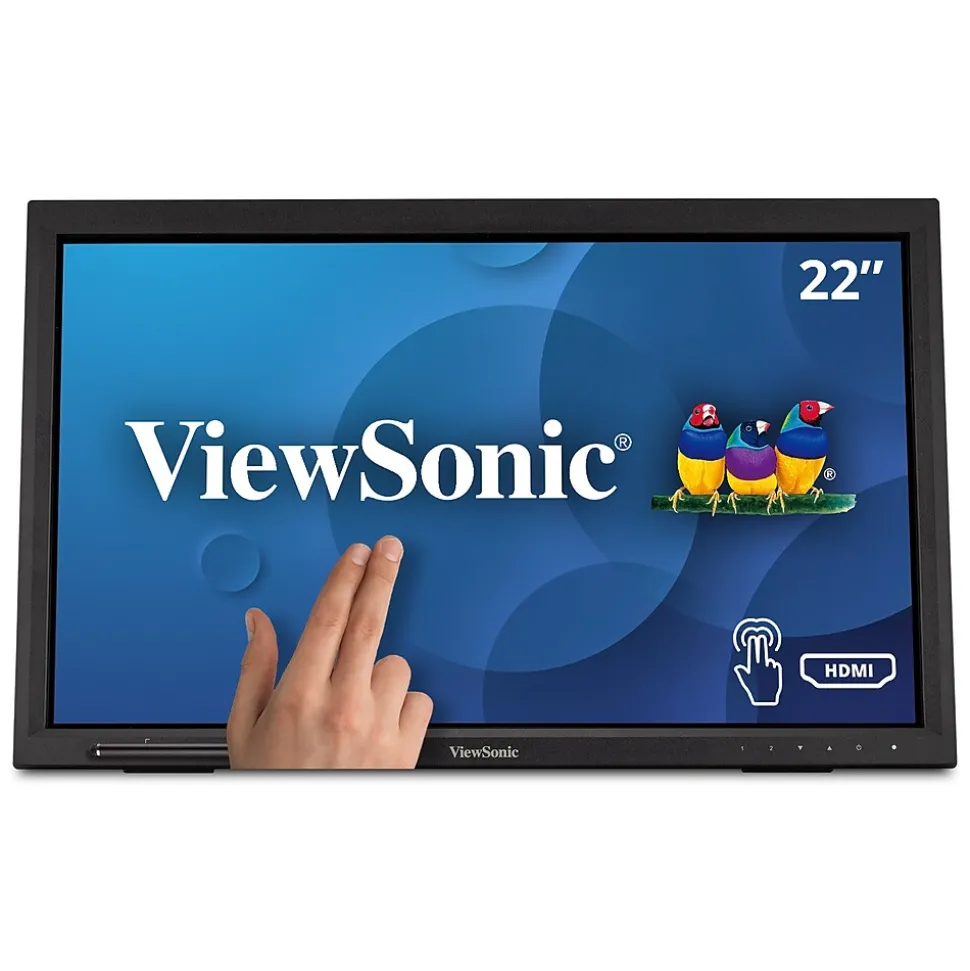 22" 75 Hz LED Monitor, Black (TD2223) | ViewSonic New