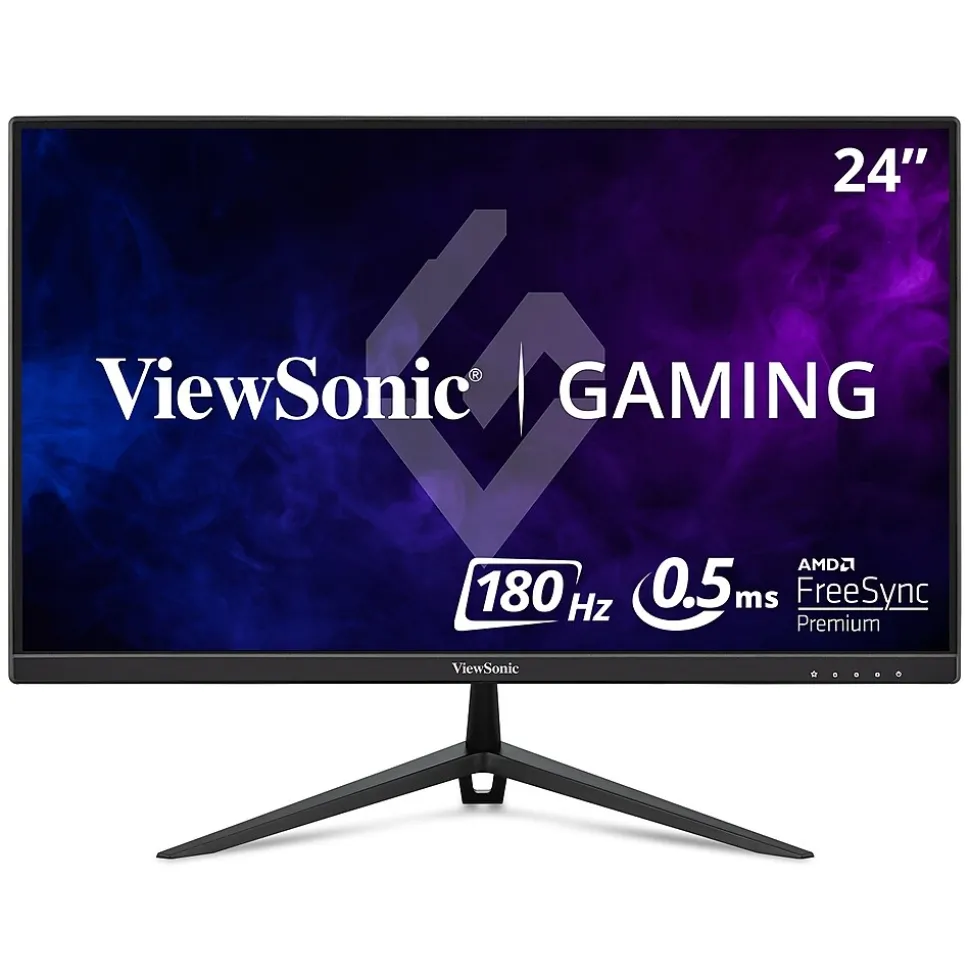 24" 180Hz LCD Gaming Monitor, Black (VX2428) | ViewSonic New