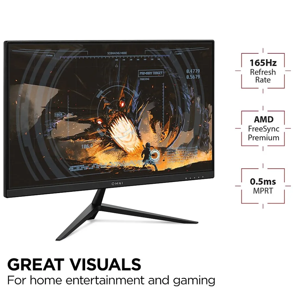 24" 180Hz LCD Gaming Monitor, Black (VX2428) | ViewSonic New