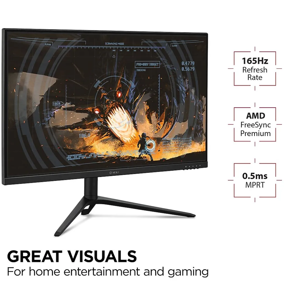 27" 180Hz LCD Gaming Monitor, Black (VX2728J) | ViewSonic Discount