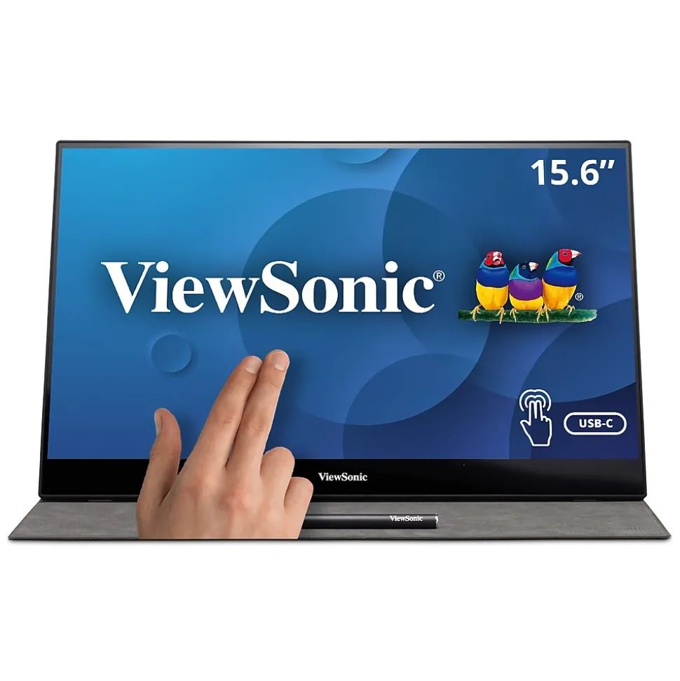 15.6" 60Hz LED Monitor, Black (TD1655) | ViewSonic Flash Sale