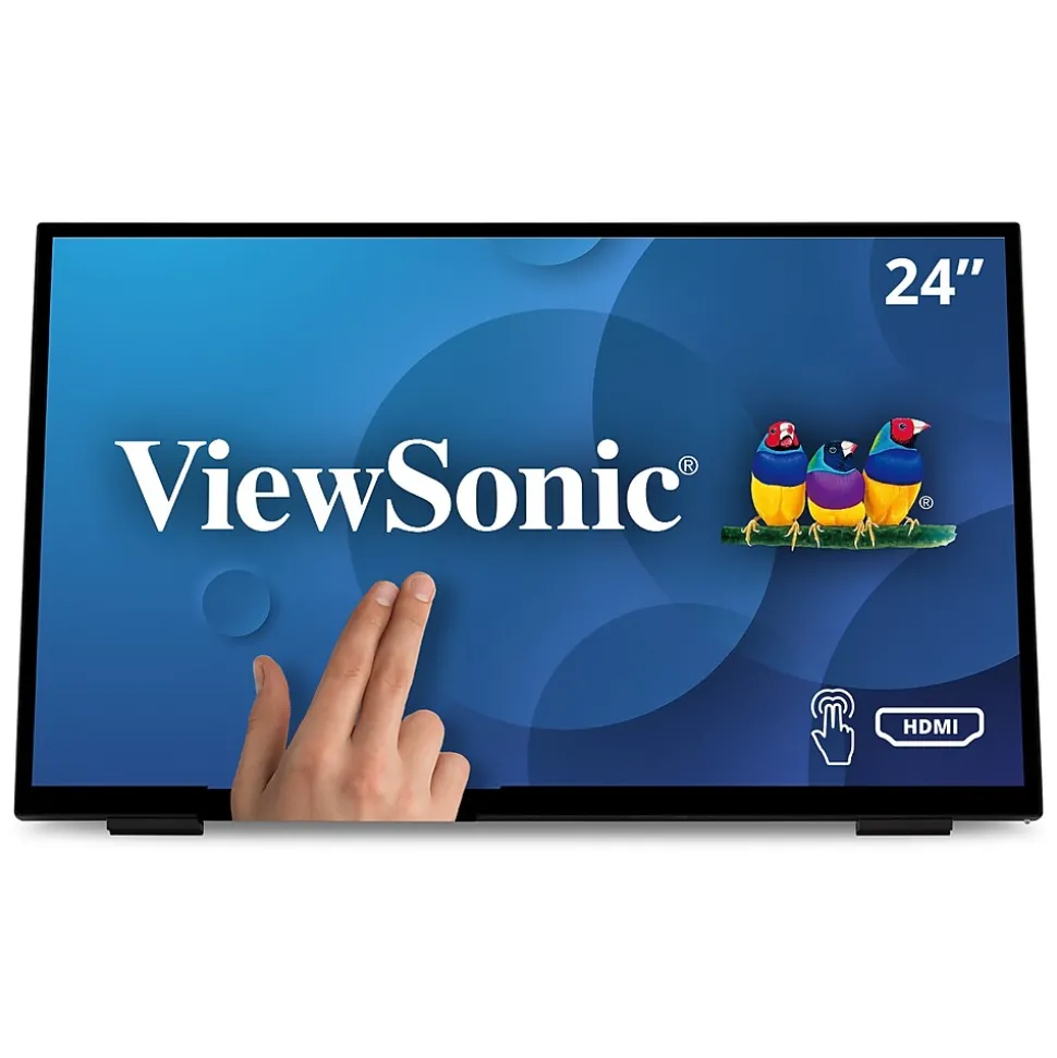 24" 60Hz LED Monitor, Black (TD2465) | ViewSonic Best Sale