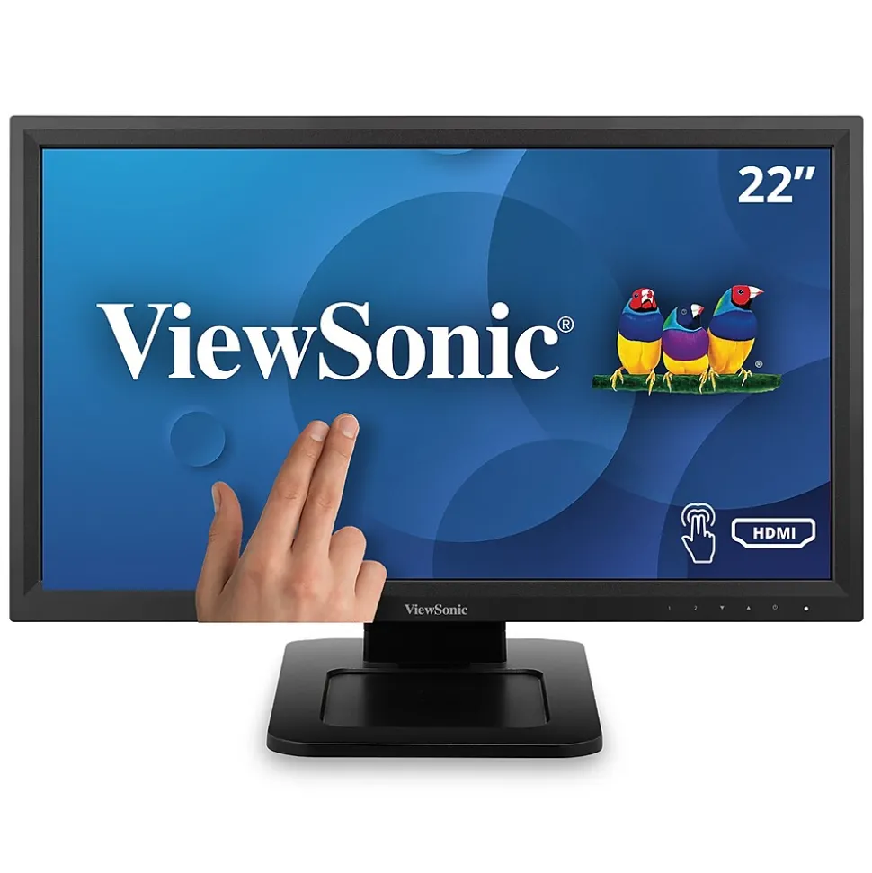 22" 75Hz LED Monitor, Black (TD2211) | ViewSonic Shop