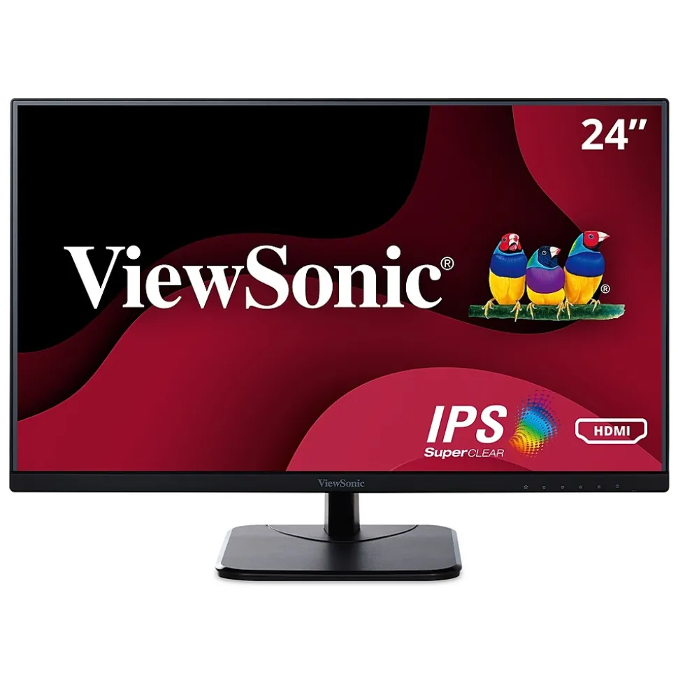 24" 100Hz LED Monitor, Black (VA2456-MHD) | ViewSonic Discount