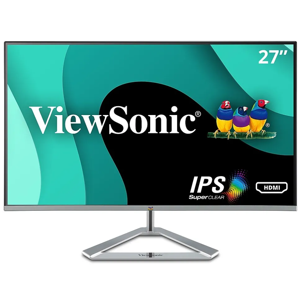 27" 100Hz LED Monitor, Black/Silver (VX2776-SMHD) | ViewSonic Flash Sale