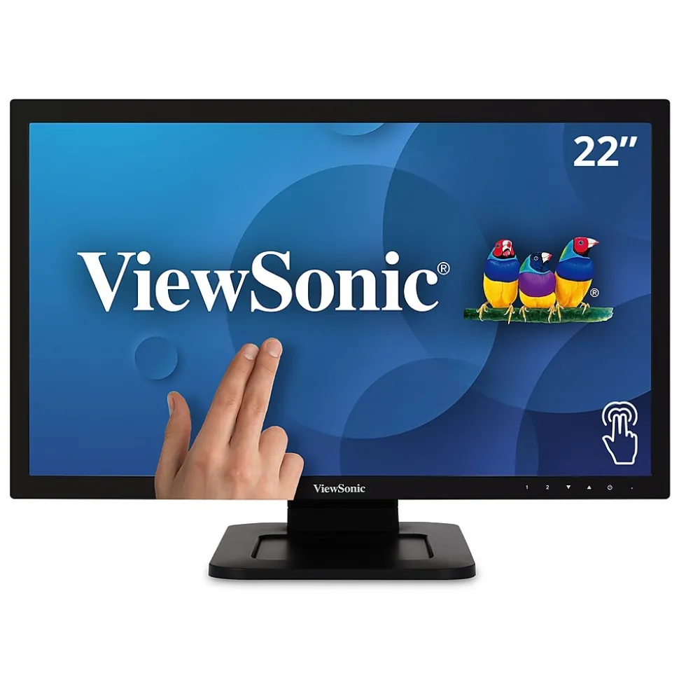 22" 1080P Touch Screen Monitor, Black (TD2210) | ViewSonic Discount