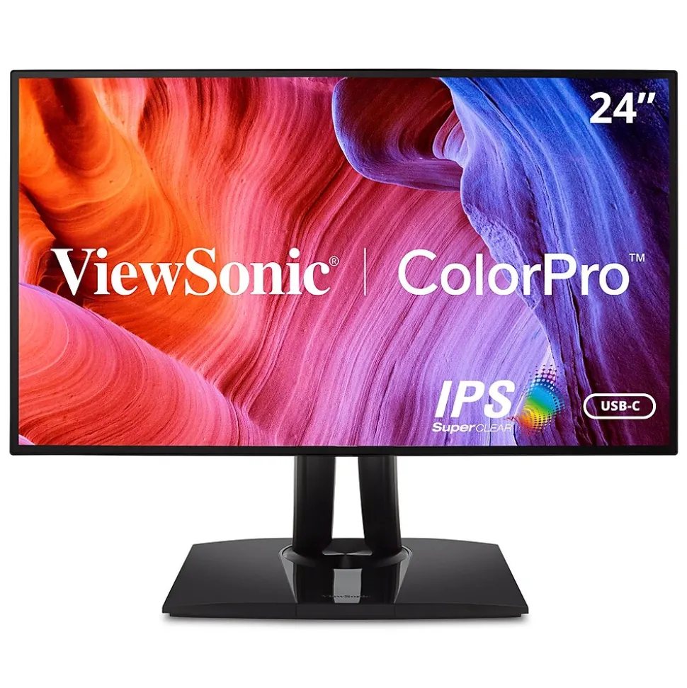 ColorPro 24" 60 Hz LCD Monitor, Black (VP2468A) | ViewSonic Best Sale