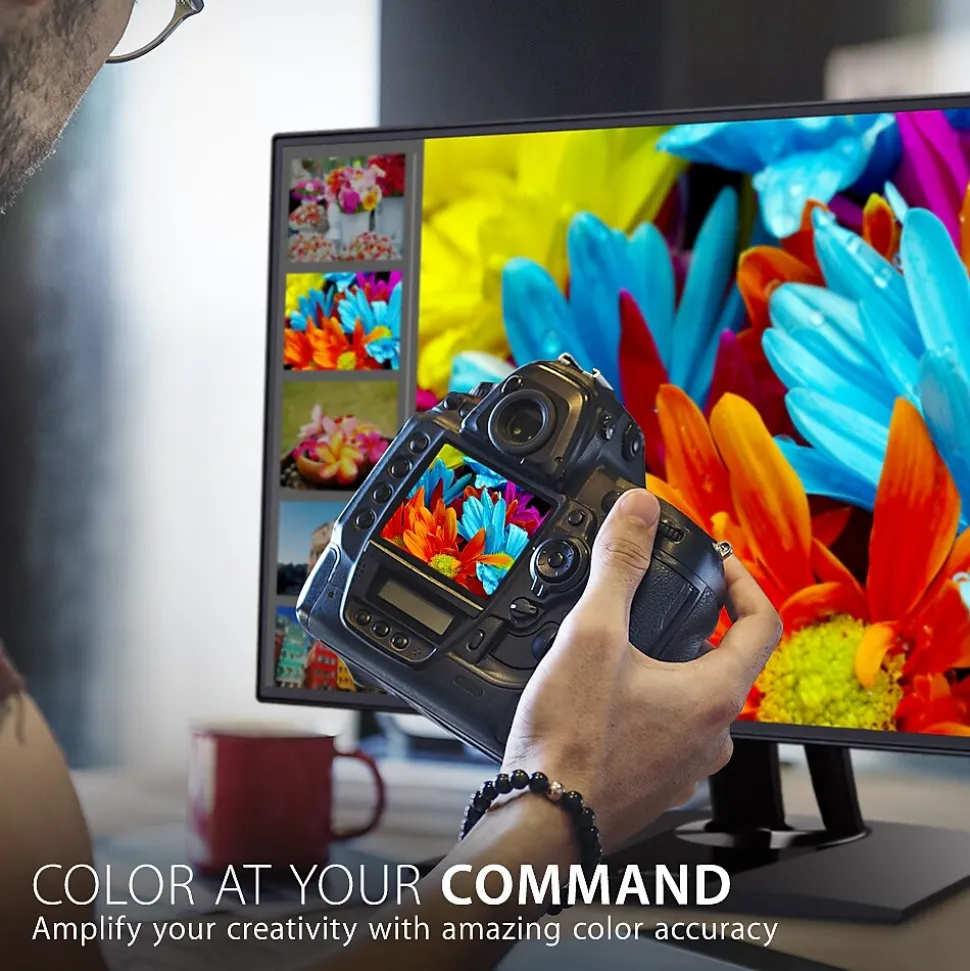 ColorPro 27" 60Hz LCD Monitor, Black (VP2768A) | ViewSonic Store