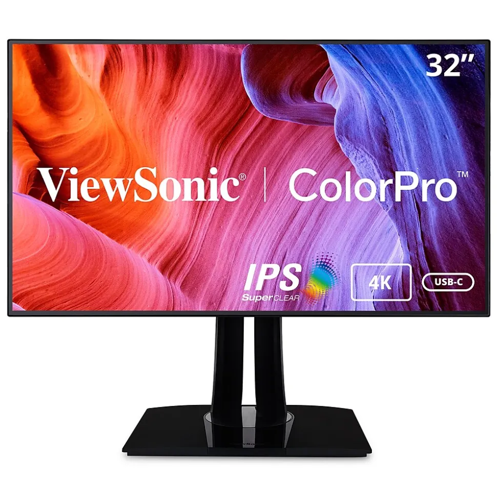 ColorPro 32" 4K Ultra HD 60 Hz LED Monitor, Black (VP3268A-4K) | ViewSonic Sale