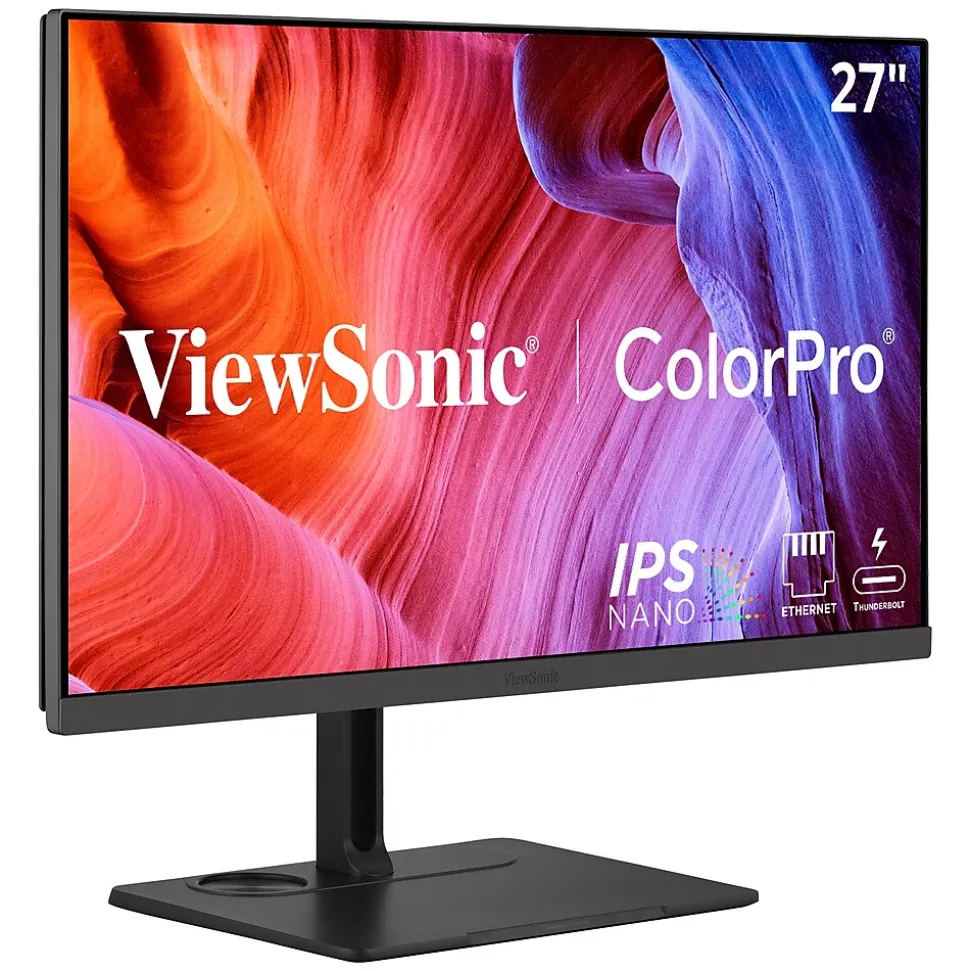 ColorPro 27" 4K Ultra HD 60Hz LCD Monitor, Black (VP2776T-4K) | ViewSonic Online
