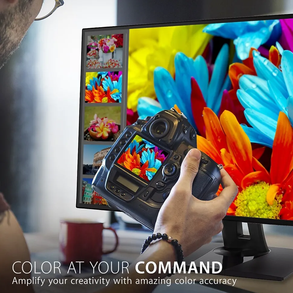 ColorPro 27" 4K Ultra HD 60Hz LED Monitor, Black (VP2768A-4K) | ViewSonic Best