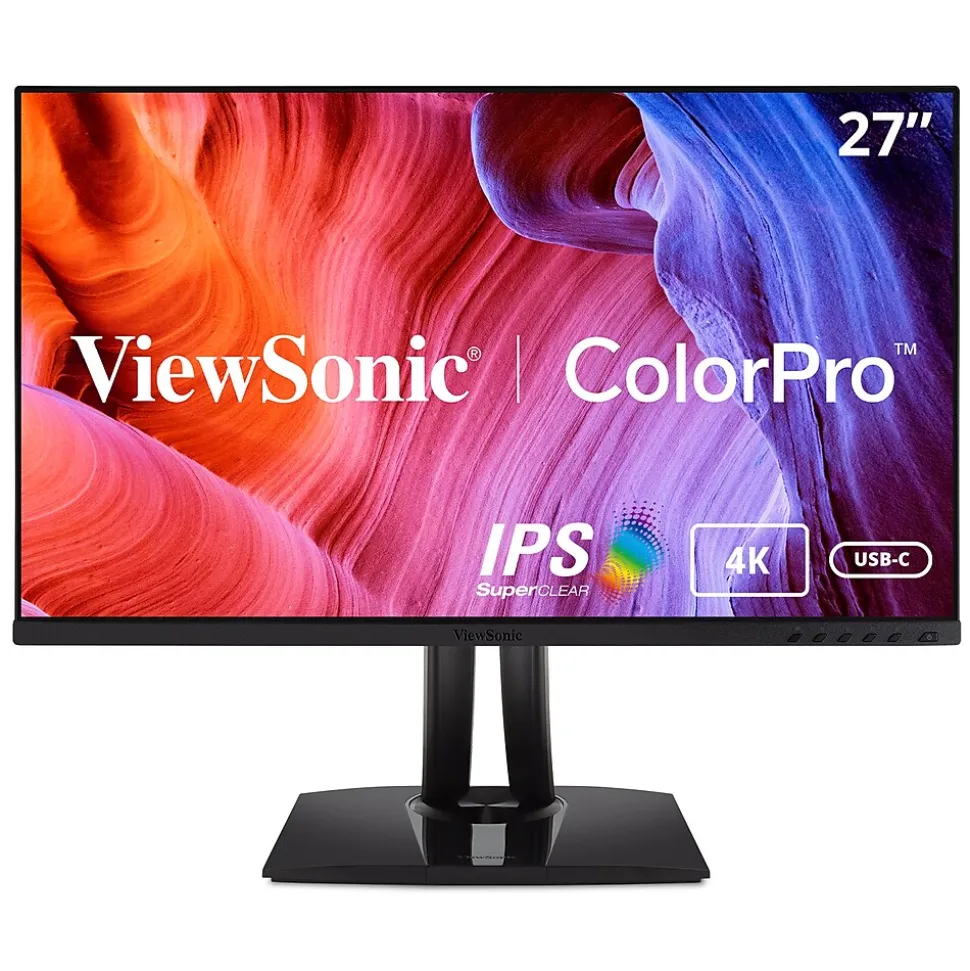 ColorPro 27" 4K Ultra HD 60Hz LED Monitor, Black (VP2756-4K) | ViewSonic Sale