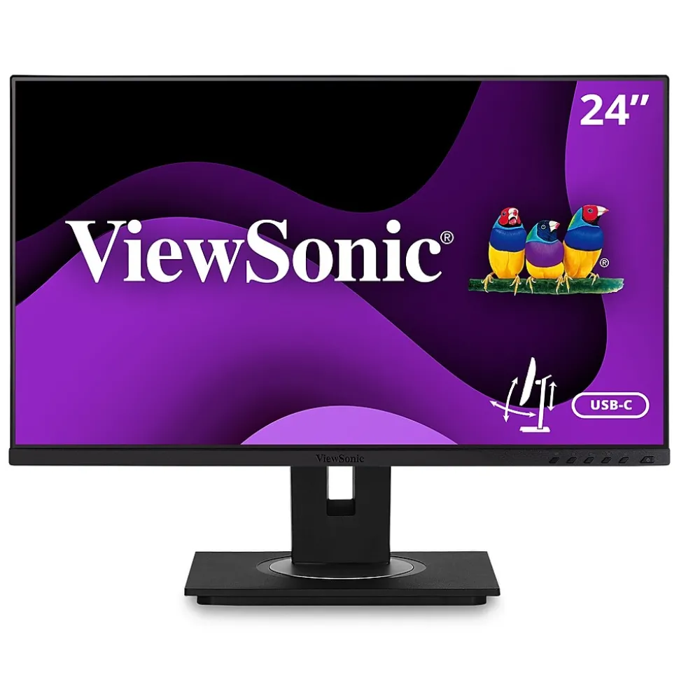 Ergonomic 24" 60Hz LCD Monitor, Black (VG2455) | ViewSonic Clearance