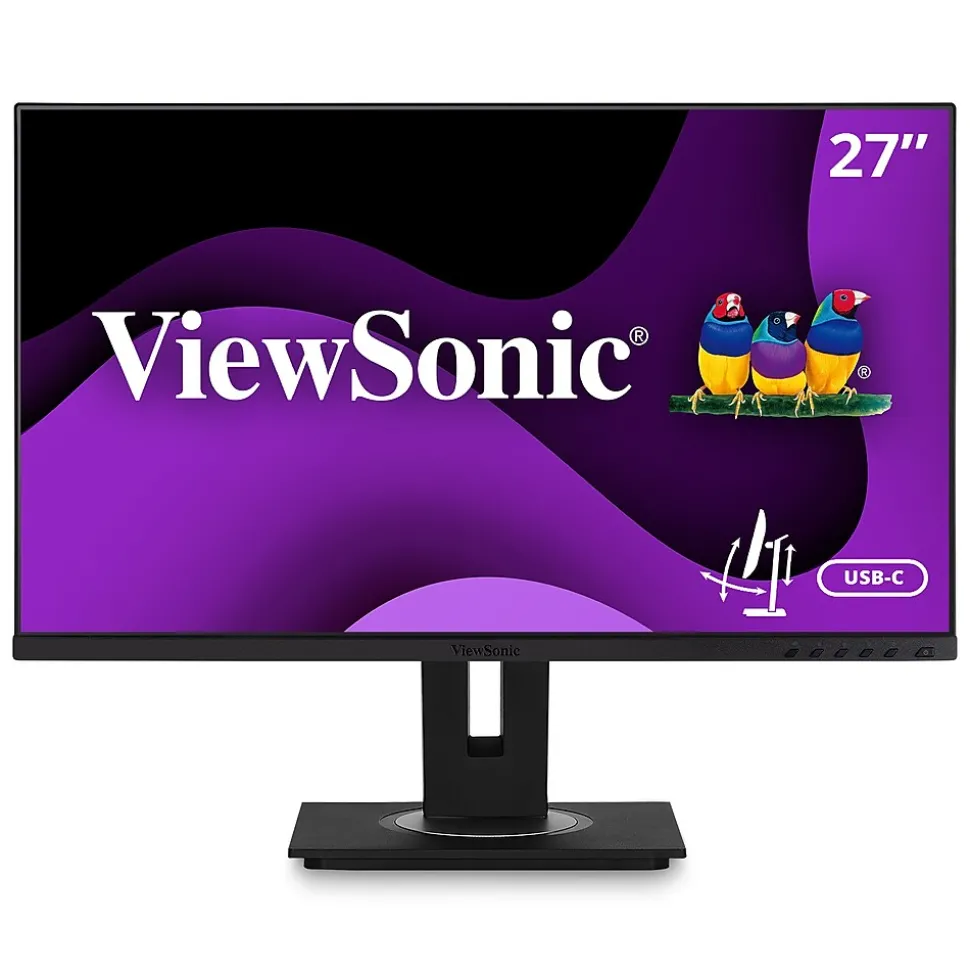 Ergonomic 27" 60Hz LCD Monitor, Black (VG2755) | ViewSonic Best