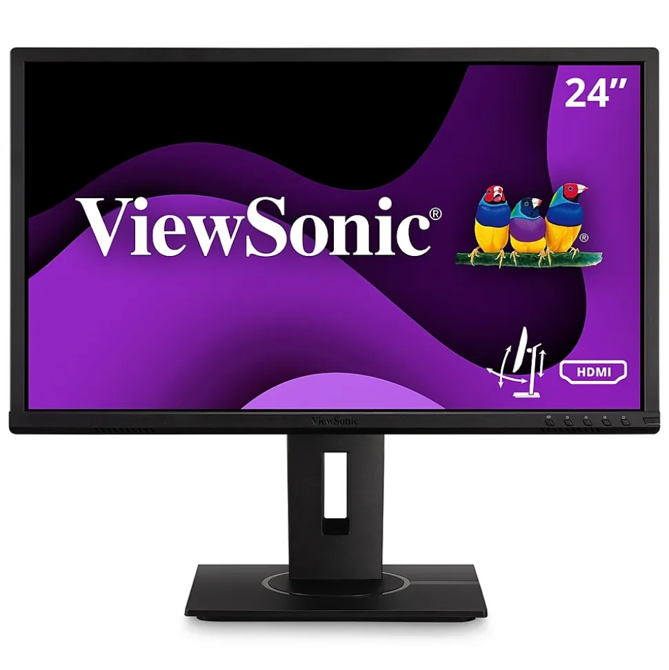 Ergonomic 24" 60Hz LCD Monitor, Black (VG2440) | ViewSonic Cheap