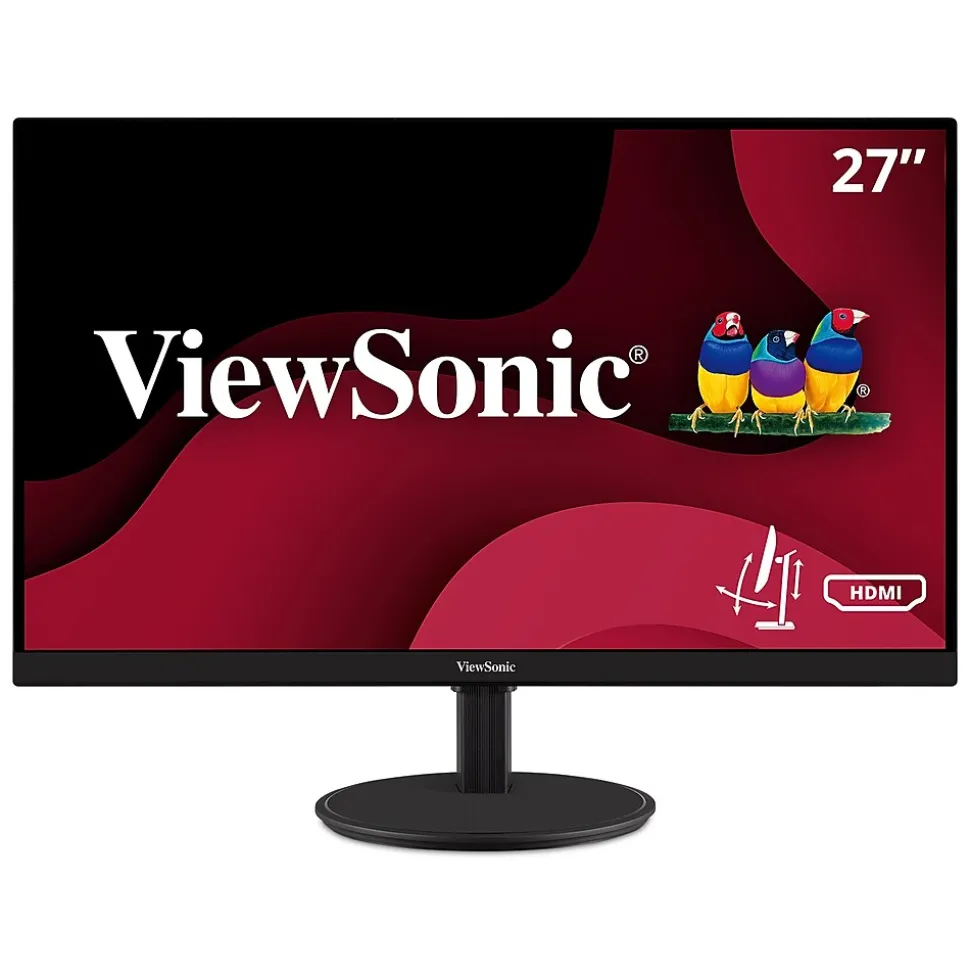 Ergonomic 27" 100Hz LED Monitor, Black (VA2747-MHJ) | ViewSonic Outlet