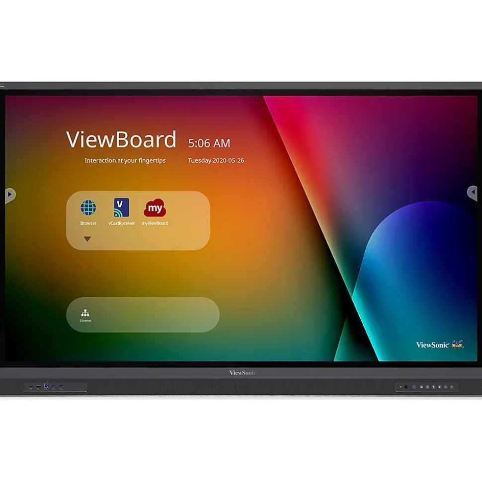 IFP Series 65" 4K Ultra HD 60 Hz Monitor, Black (IFP6552-2ED) | ViewSonic Clearance
