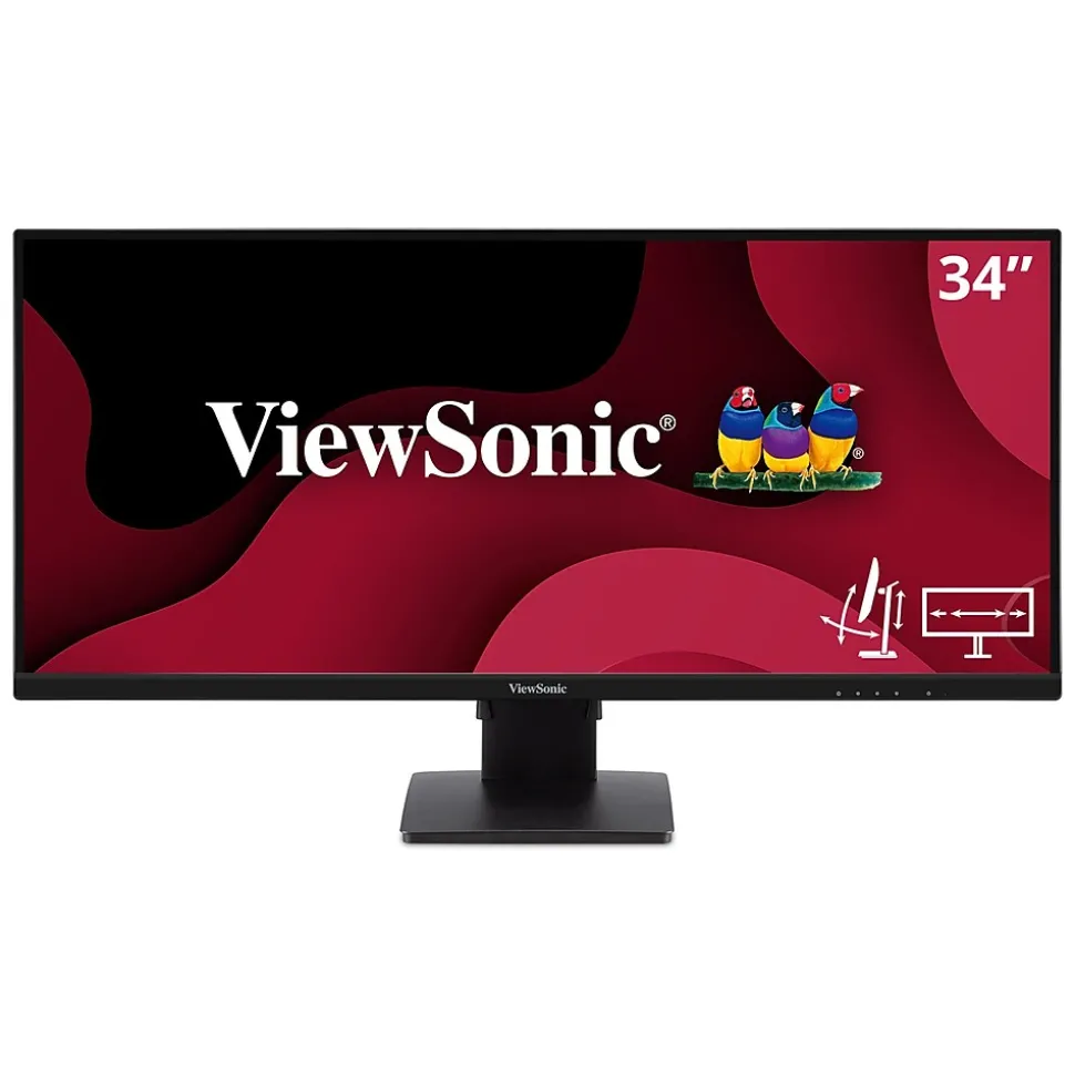 UltraWide WQHD 34" 75 Hz LCD Monitor, Black (VA3456-MHDJ) | ViewSonic Cheap