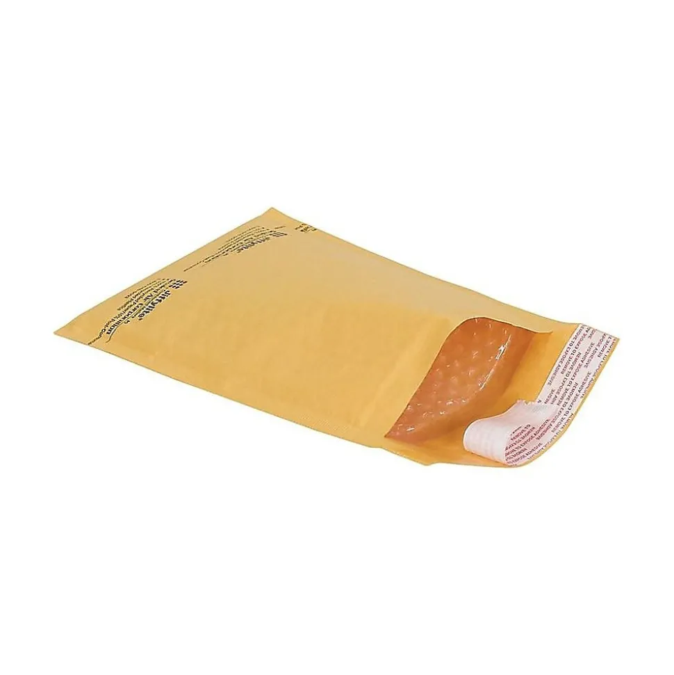 4"W x 8"L Peel & Seal Bubble Mailer, #000, 250/Carton (B851SSR) | SI Products New