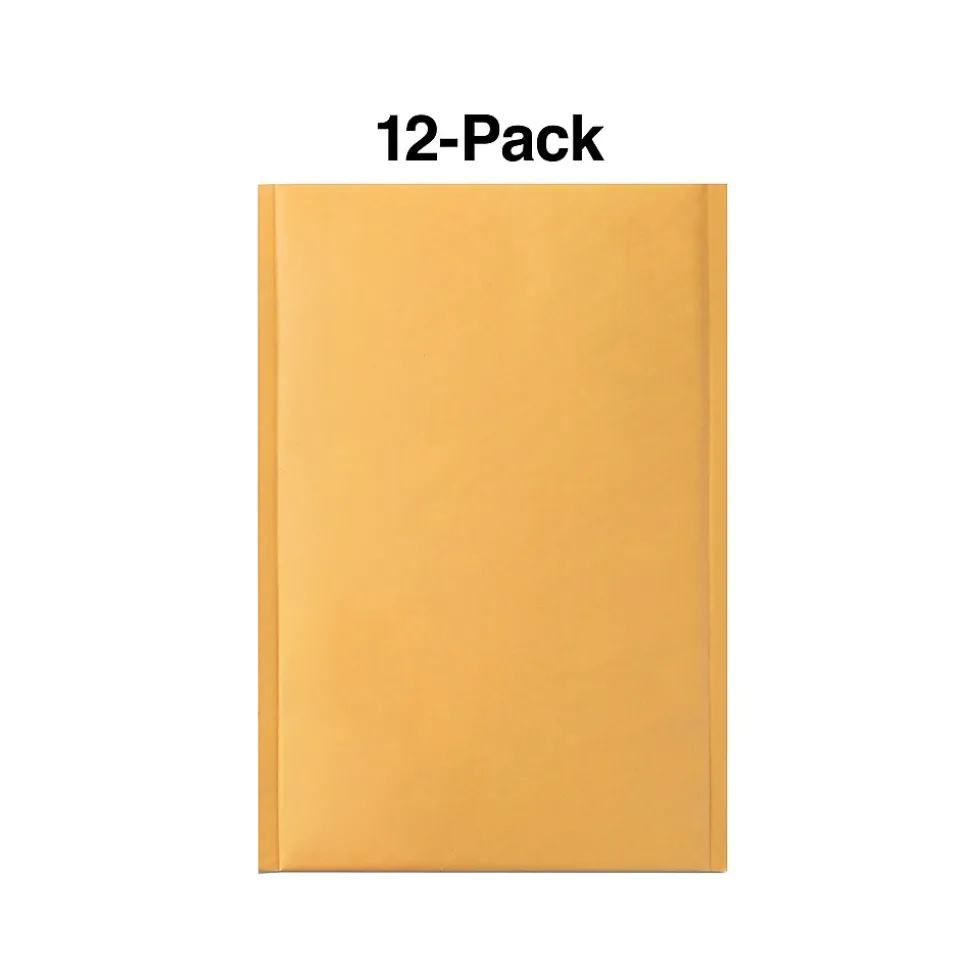 14.25"W x 19"L Peel & Seal Bubble Mailer, #7, 12/Pack (51595-CC) | Staples Shop