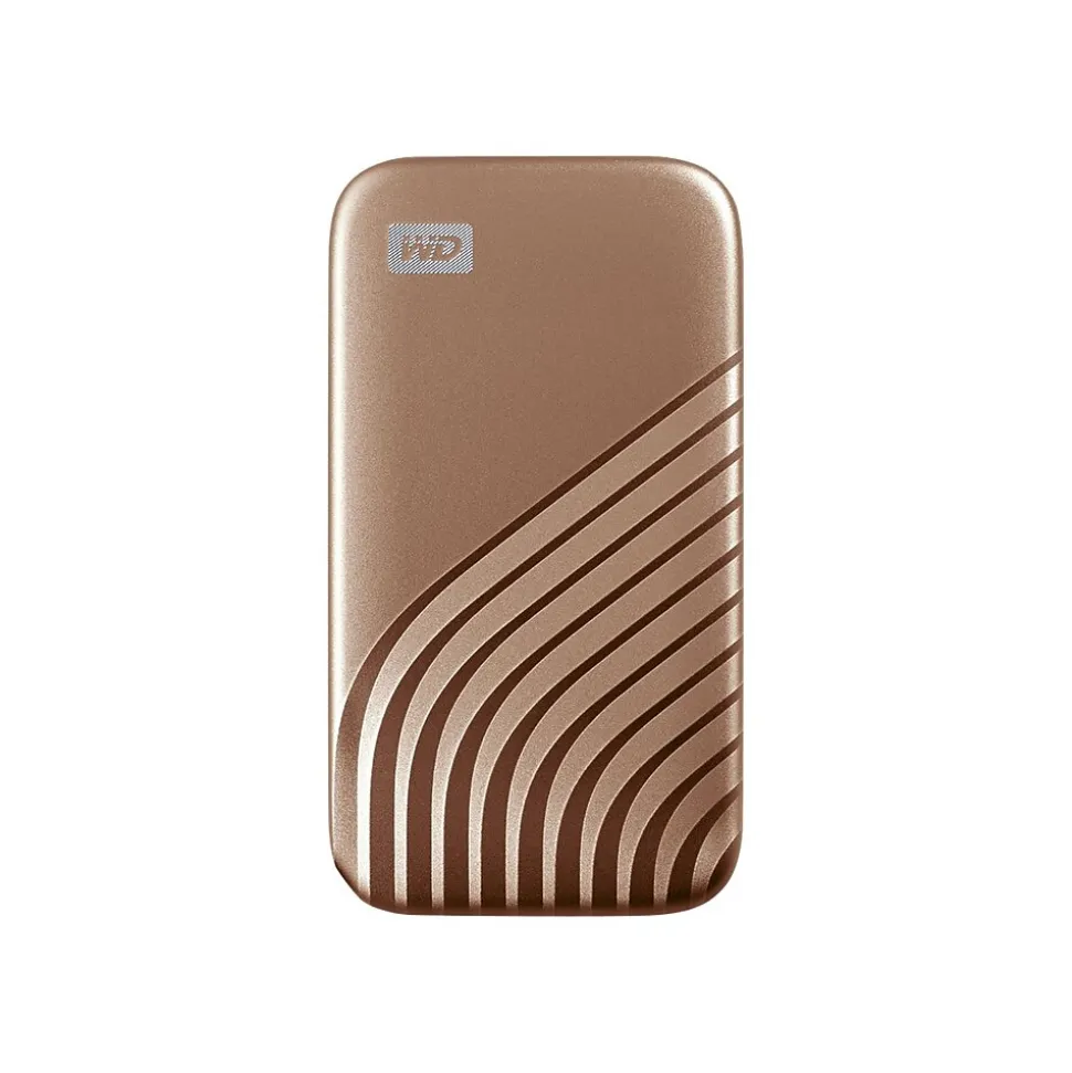 My Passport 1TB USB 3.2 External Solid-State Drive, Gold (BAGF0010BGD-WESN) | WD Fashion