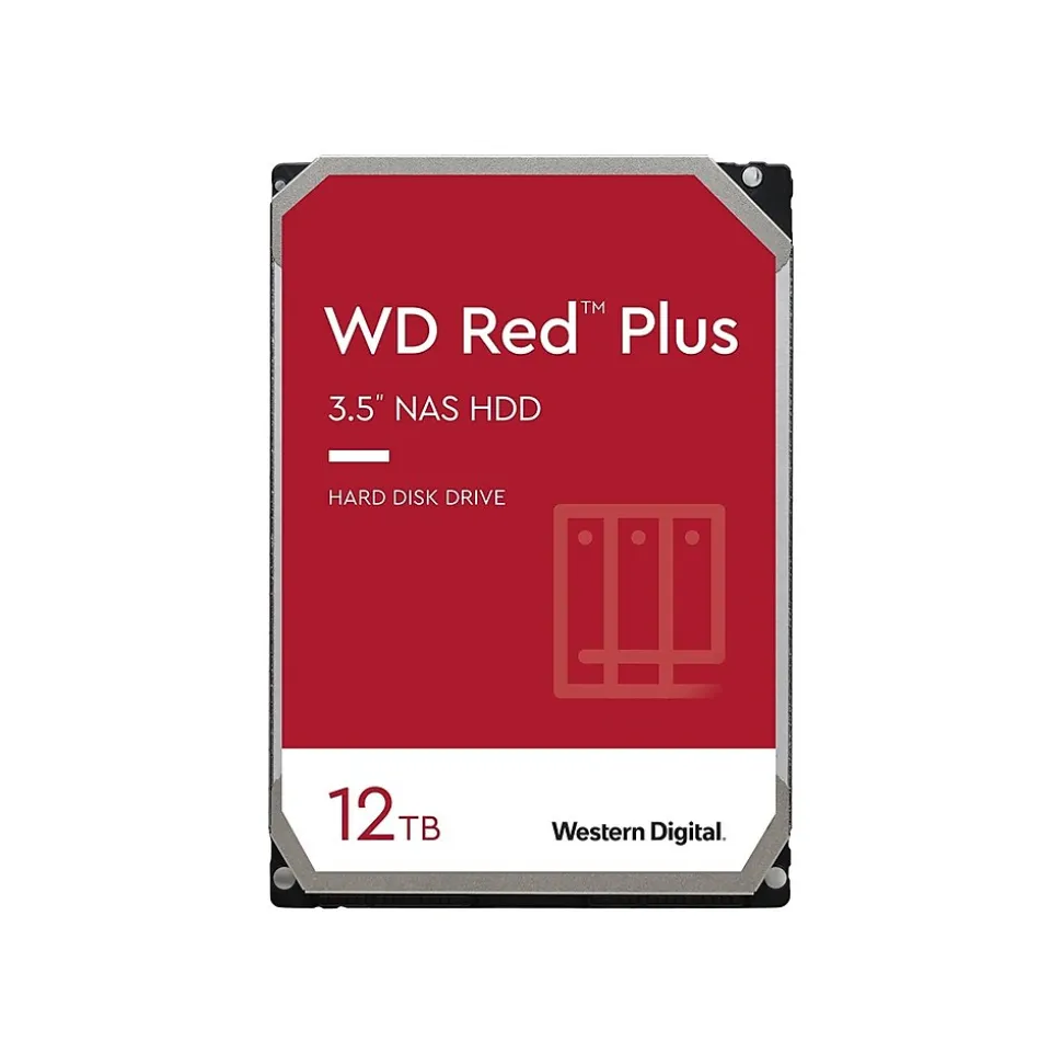 Red Plus WD120EFBX 12TB SATA Internal Hard Drive | Western Digital Clearance